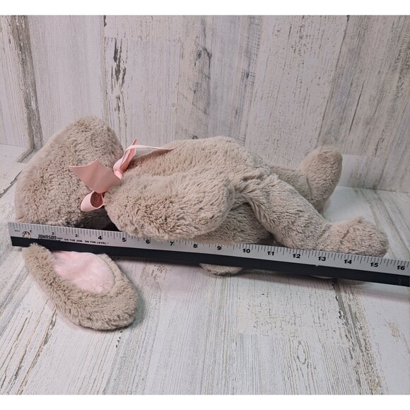 Pottery Barn Kids Rabbit Bunny Plush Huggable Play Toy Stuffed Animal Gray Brown - Picture 16 of 16